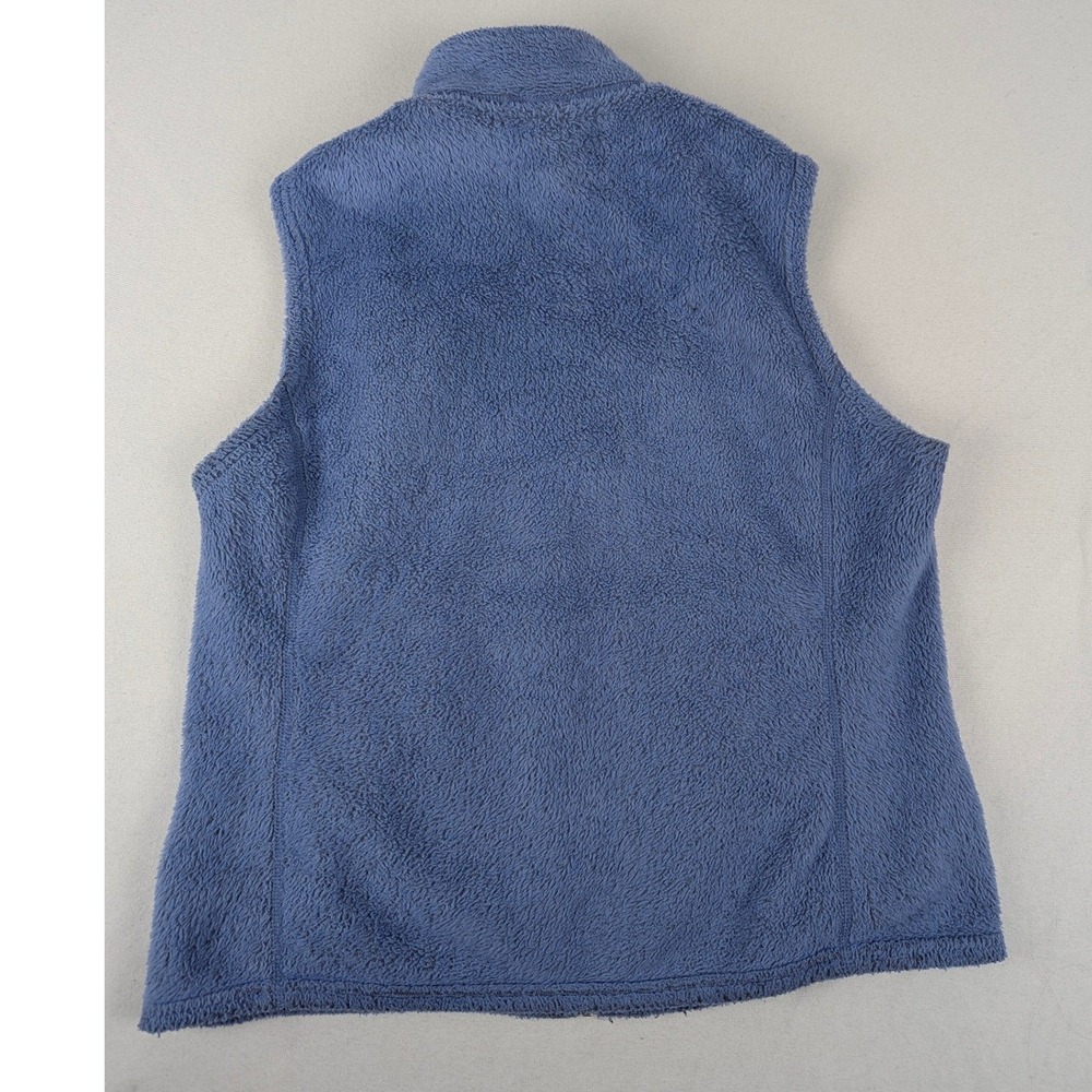 Patagonia Los Gatos Fleece Vest Womens Large Blue Full Zip High Pile Periwinkle - Picture 6 of 12